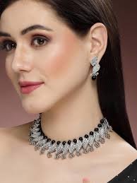 Home elegant gold plated necklace set for women